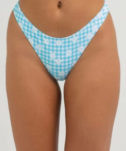 Wholesale ❤️ Kaiami Betsy High Cut 👙 Bikini Bottom Blue 🤩 -Hot Sale Citybeach Store 20335602 01 RT XL