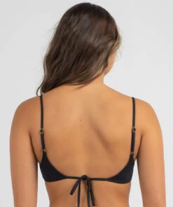 Deals 😍 Kaiami Romy Bralette 👙 Bikini Top Black 🌟 -Hot Sale Citybeach Store 20335607 01 LT XL