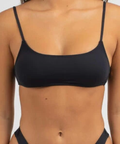 Deals 😍 Kaiami Romy Bralette 👙 Bikini Top Black 🌟 -Hot Sale Citybeach Store 20335607 01 RT XL