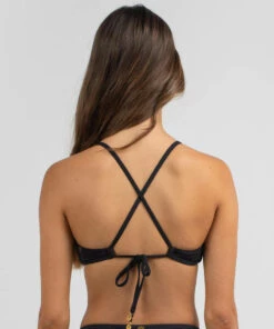 New 🔥 Kaiami Jenny Fixed Triangle 👙 Bikini Top Black 🤩 -Hot Sale Citybeach Store 20335614 01 LT XL