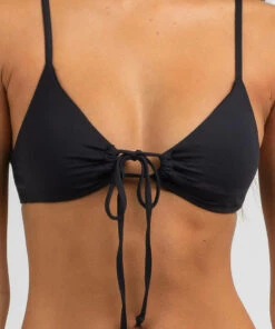 Cheapest โ๏ธ Kaiami Pamela Tie Front Bralette ๐ Bikini Top Black ๐ 7 Cheapest โ๏ธ Kaiami Pamela Tie Front Bralette ๐ Bikini Top Black ๐ -Hot Sale Citybeach Store 20335617 01 RT XL