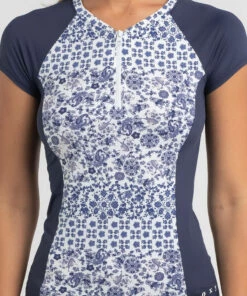 Outlet 🧨 Roxy Sunset Boogie Cap Sleeve Rash Vest Bright White Paisley Party 🧨 -Hot Sale Citybeach Store 20335793 01 RT XL