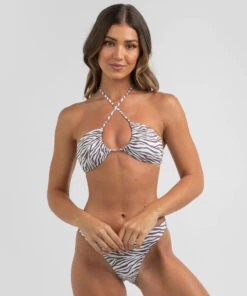 Cheap 👍 Kaiami Zane Sliding Triangle 👙 Bikini Top White/choc 🔥 -Hot Sale Citybeach Store 20335839 02 RT XL