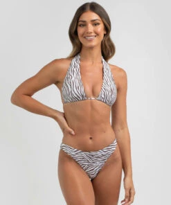 Cheap 👍 Kaiami Zane Sliding Triangle 👙 Bikini Top White/choc 🔥 -Hot Sale Citybeach Store 20335839 02 TP XL