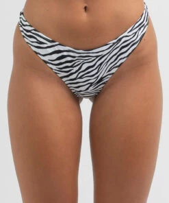 New 🌟 Kaiami Zane G-String 👙 Bikini Bottom White/black ✔️ -Hot Sale Citybeach Store 20335843 01 RT XL