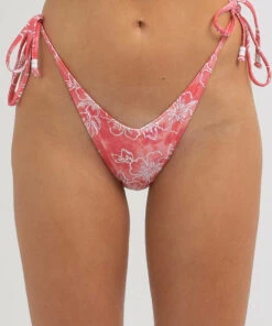 Budget ❤️ Topanga Addison High Cut Tie 👙 Bikini Bottom Pink 🥰 -Hot Sale Citybeach Store 20335901 01 RT XL