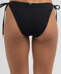 Brand new 👍 Topanga Stacie Shirred Tie 👙 Bikini Bottom Black ❤️ -Hot Sale Citybeach Store 20335919 01 LT XL