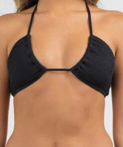 Best reviews of ✔️ Topanga Orla Scrunch Sliding Triangle 👙 Bikini Top Black ⭐ -Hot Sale Citybeach Store 20336054 01 RT XL
