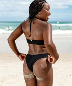 Brand new 😍 Topanga Orla Scrunch Cheeky 👙 Bikini Bottom Black 🎉