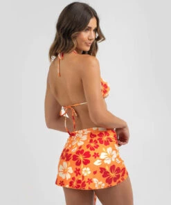 Deals 👍 MRKT. Aloha 3 Piece Triangle 👙 Bikini Set Orange 🔔 -Hot Sale Citybeach Store 20336192 01 LT XL