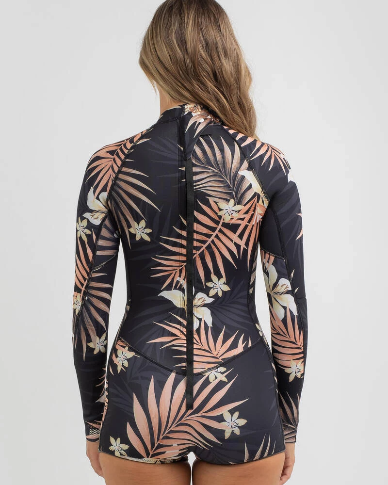 Cheap 😀 Billabong Spring Fever 2mm Long Sleeve Surfsuit Black Pebble 🥰 3 Cheap 😀 Billabong Spring Fever 2mm Long Sleeve Surfsuit Black Pebble 🥰 - Image 3