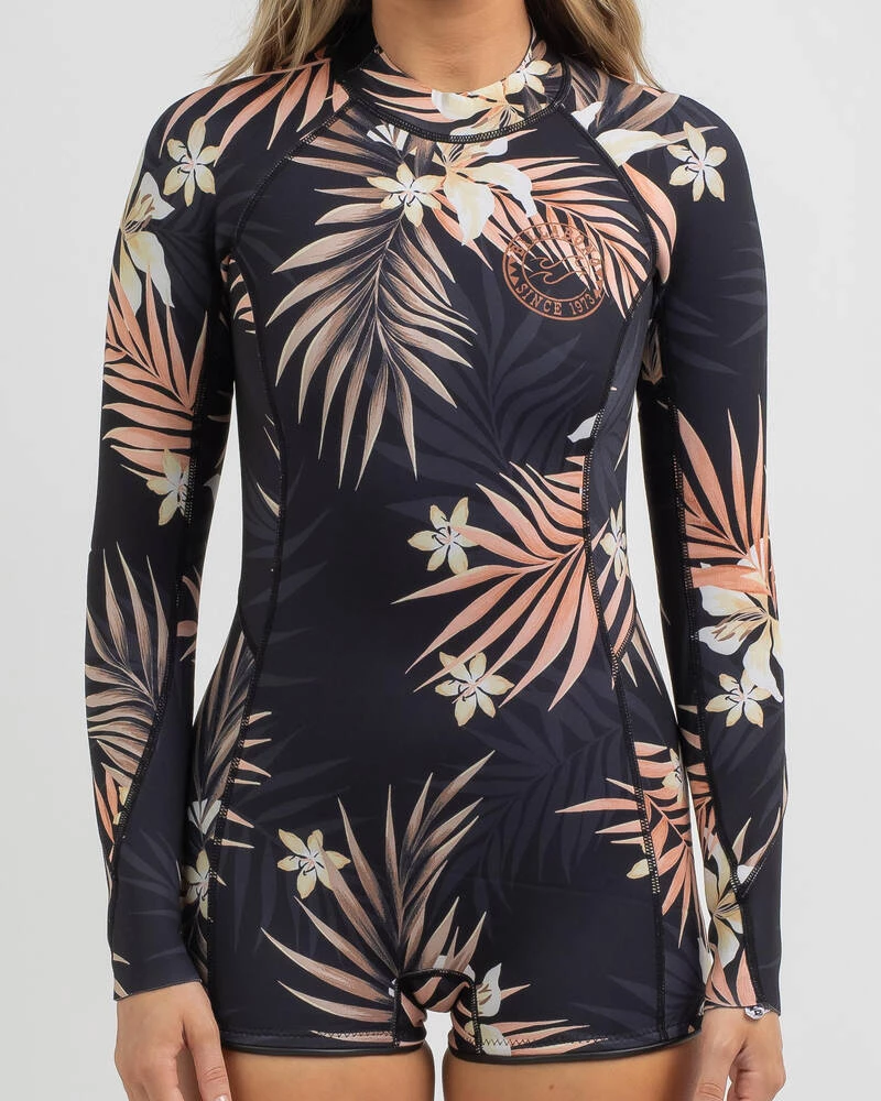 Cheap 😀 Billabong Spring Fever 2mm Long Sleeve Surfsuit Black Pebble 🥰 4 Cheap 😀 Billabong Spring Fever 2mm Long Sleeve Surfsuit Black Pebble 🥰 - Image 4
