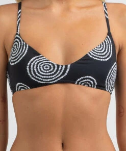 Budget ✔️ Billabong Otis Ripple Bralette 👙 Bikini Top Black 🔥 -Hot Sale Citybeach Store 20339852 01 RT XL