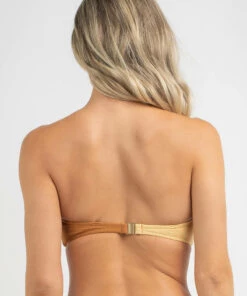 Cheap 🔔 Rhythm Warm Sands Spliced Two Tone Bandeau 👙 Bikini Top Golden Brown 🌟 7 Cheap 🔔 Rhythm Warm Sands Spliced Two Tone Bandeau 👙 Bikini Top Golden Brown 🌟 -Hot Sale Citybeach Store 20339980 01 LT XL