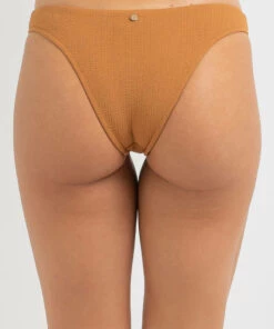 Outlet ✔️ Rhythm Warm Sands O Ring High Cut 👙 Bikini Bottom Golden Brown 👍 -Hot Sale Citybeach Store 20339994 01 LT XL