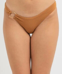Outlet ✔️ Rhythm Warm Sands O Ring High Cut 👙 Bikini Bottom Golden Brown 👍 -Hot Sale Citybeach Store 20339994 01 RT XL